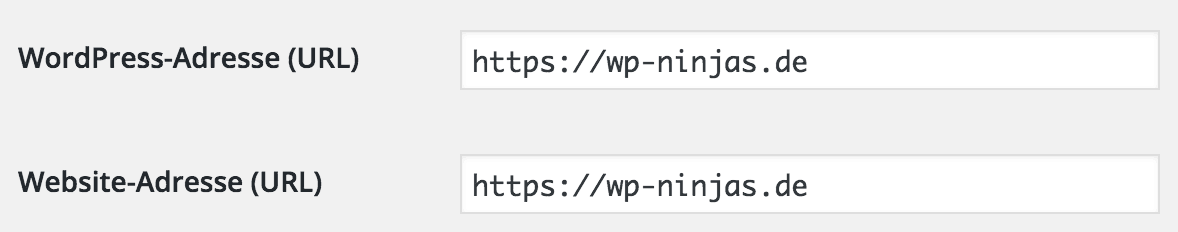 WordPress HTTPS Umstellung der Adressen