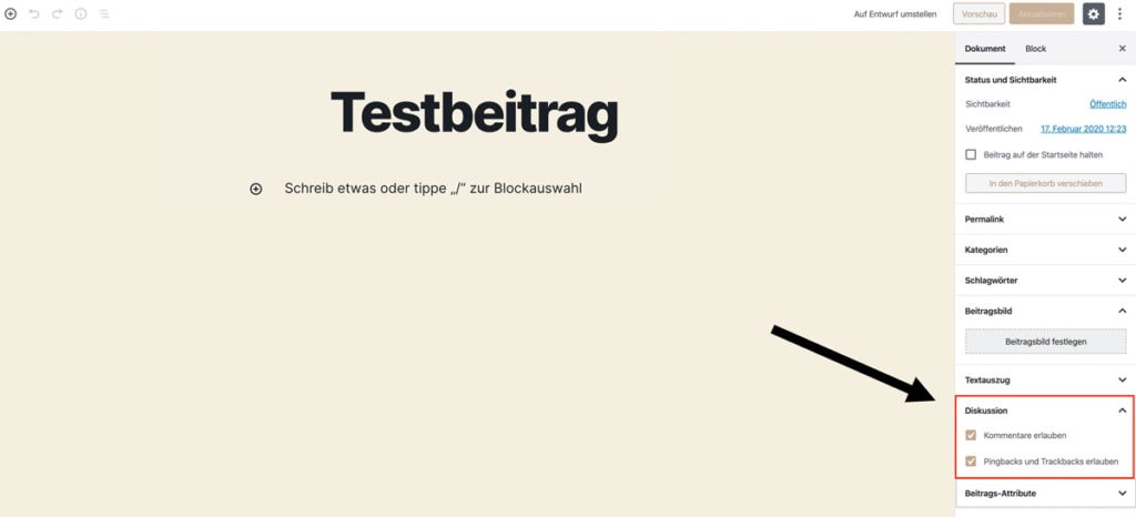 WordPress Kommentare deaktivieren einfach gemacht