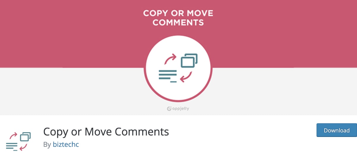 Icon des WordPress Plugins "Copy or Move Comments"