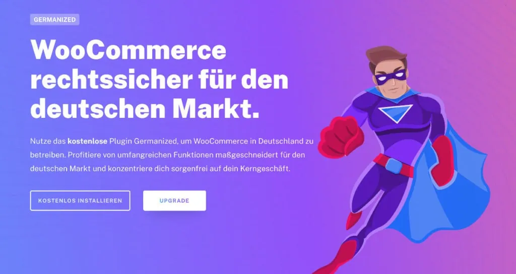 WooCommerce Germanized DSGVO Plugin Headbild