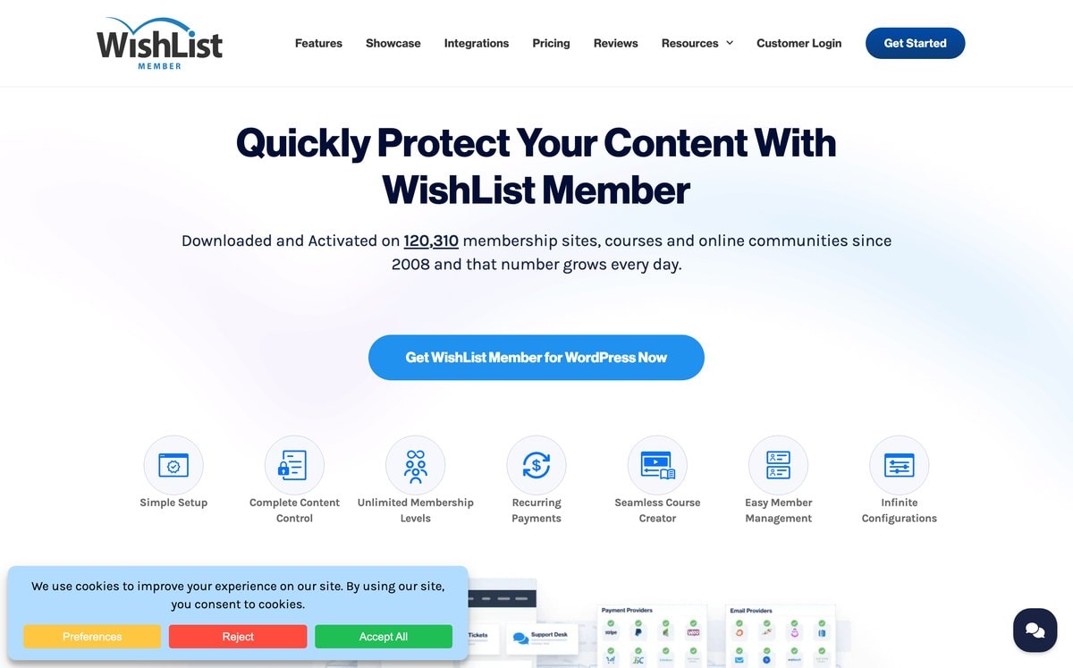WishList Member Website